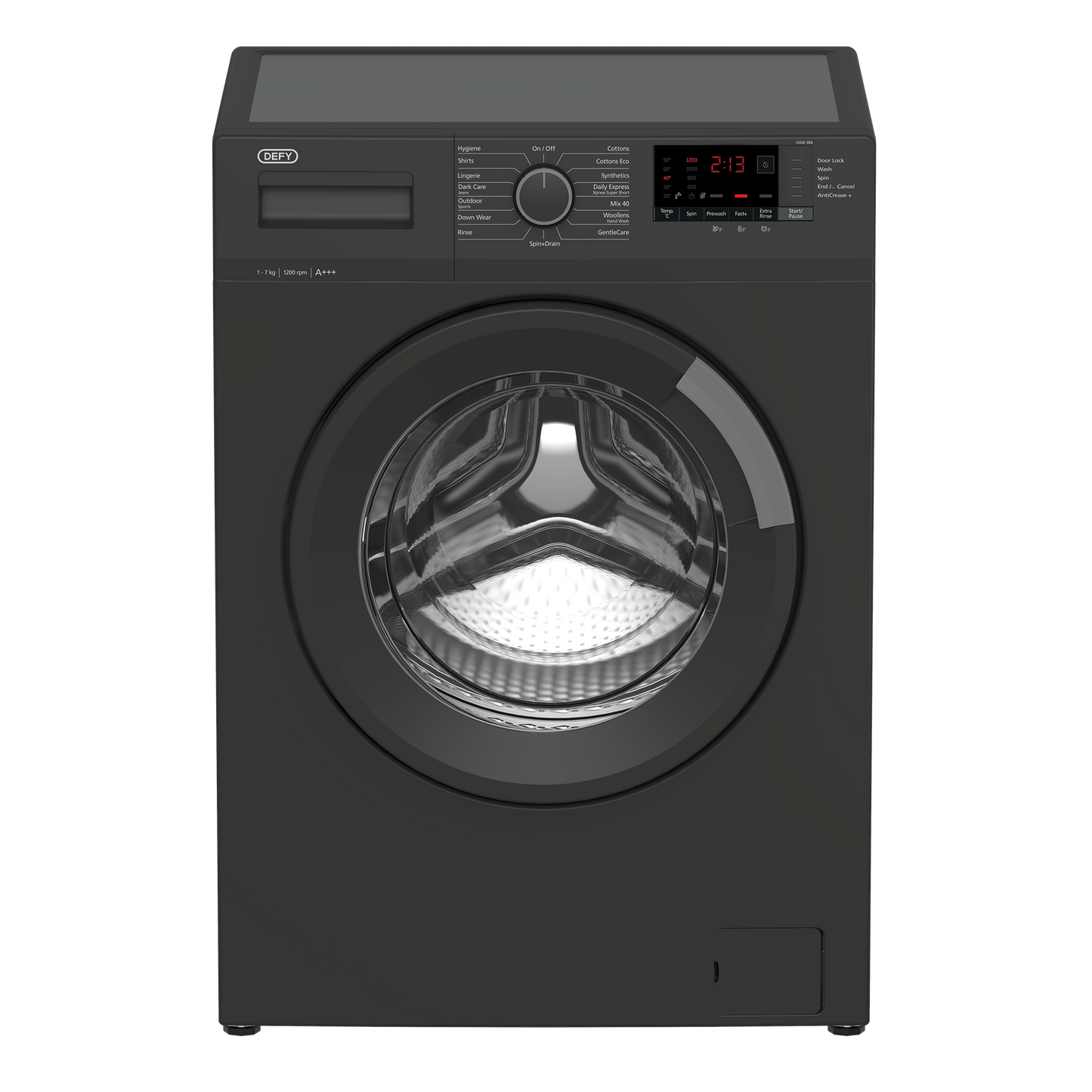 Defy 7Kg Front Loader Washing Machine DAW384 Cairncross Furniture
