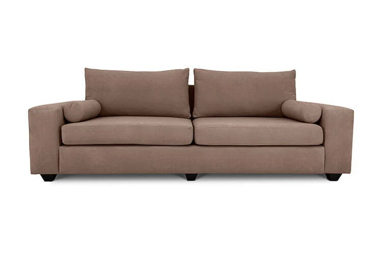 Euro 3 Seater Couch Suede 
