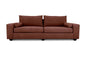 Euro 3 Seater Couch Suede 