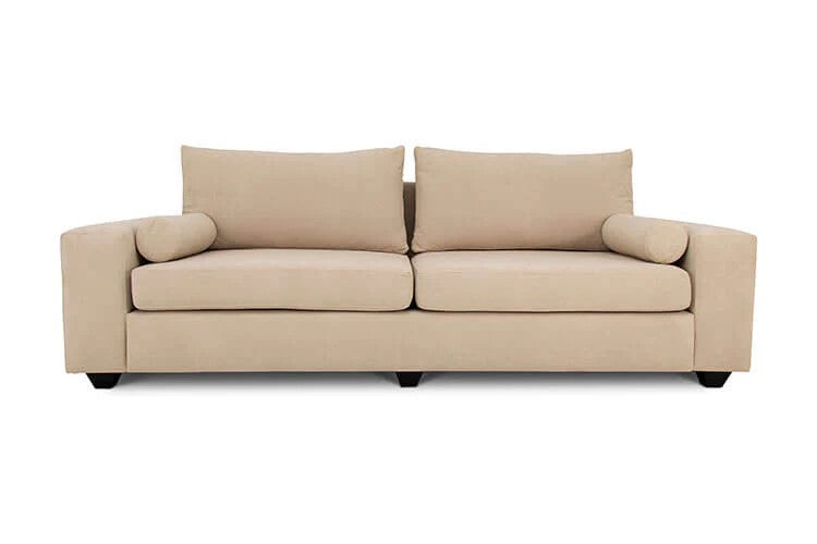 Euro 3 Seater Couch Suede 