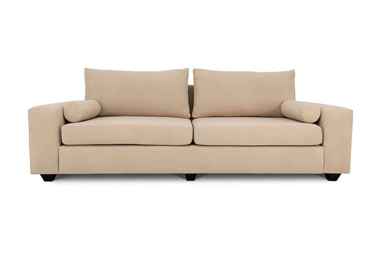 Euro 3 Seater Couch Suede 